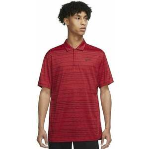 Nike Dri-Fit Tiger Woods Advantage Stripe Red/Black/Black L Polo košeľa vyobraziť