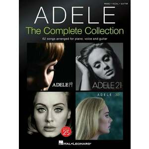 Adele The Complete Colection: Piano, Vocal and Guitar Noty vyobraziť