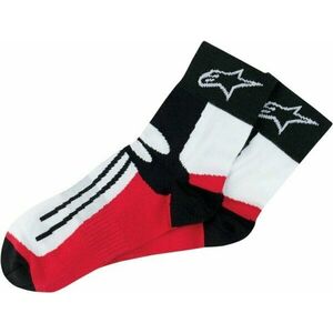 Alpinestars Ponožky Racing Road Socks Short Black/Red/White L/2XL vyobraziť