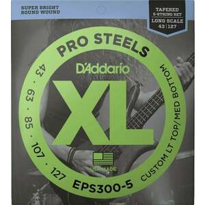 D'Addario EPS300-5 Struny pre 5-strunovú basgitaru vyobraziť