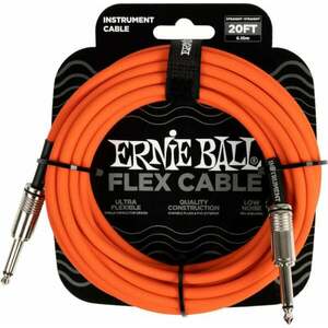 Ernie Ball Flex Instrument Cable Straight/Straight 6 m Rovný - Rovný Nástrojový kábel vyobraziť