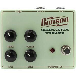 Benson Germanium Preamp Gitarový efekt vyobraziť