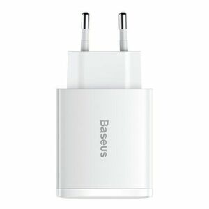 Baseus CCXJ-E02 Compact Quick Nabíječka USB-C 30W White vyobraziť