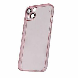 Puzdro Slim TPU iPhone 11 Pro, transparentné - ružové vyobraziť