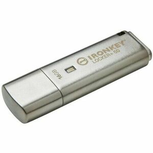 Kingston IronKey Locker+ 50/16GB/USB 3.1/USB-A/Stříbrná vyobraziť