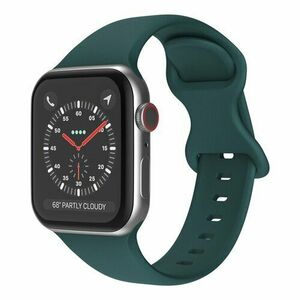 mobilNET silikónový remienok na Apple Watch, 38-41mm (S), tm. zelený vyobraziť