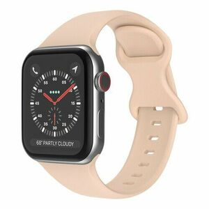 mobilNET silikónový remienok na Apple Watch, 38-41mm (S), pieskovo ružový vyobraziť
