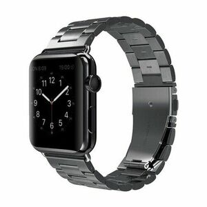 mobilNET nerezový remienok na Apple Watch, 38-41mm (S), čierny vyobraziť