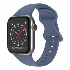 mobilNET silikónový remienok na Apple Watch, 42-49mm (L), námornícka modrá vyobraziť