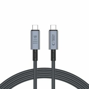 Tech-Protect Ultraboost Max kábel USB 4.0 8K / USB-C 240W 2m, šedý vyobraziť