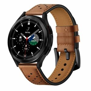 Tech-Protect Leather remienok na Samsung Galaxy Watch 4 / 5 / 5 Pro / 6, brown vyobraziť