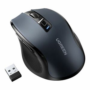 Ugreen MU006 USB bezdrôtová myš, čierna (MU006) vyobraziť
