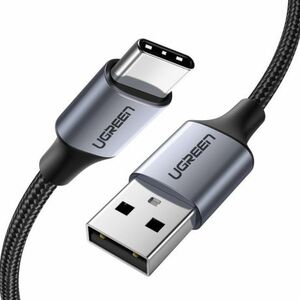 Ugreen kábel USB / USB-C QC 3A 1m, sivý vyobraziť