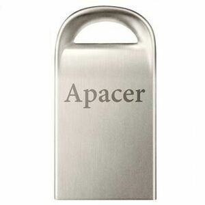 Apacer USB flash disk, USB 2.0, 64GB, AH115, strieborný, AP64GAH115S-1, USB A, s poutkom vyobraziť
