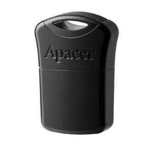 Apacer USB flash disk, USB 2.0, 64GB, AH116, čierny, AP64GAH116B-1, USB A, s krytkou vyobraziť