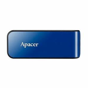 Apacer USB flash disk, USB 2.0, 64GB, AH334, modrý, AP64GAH334U-1, USB A, s výsuvným konektorom vyobraziť