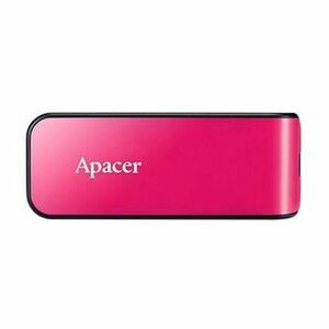 Apacer USB flash disk, USB 2.0, 64GB, AH334, ružový, AP64GAH334P-1, USB A, s výsuvným konektorom vyobraziť