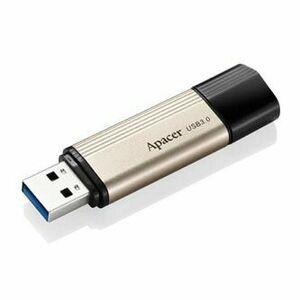 Apacer USB flash disk, USB 3.0, 64 GB, AH353, zlatý, AP64GAH353C-1, USB A, s krytkou vyobraziť
