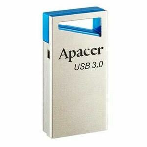 Apacer USB flash disk, USB 3.0, 64GB, AH155, strieborný, AP64GAH155U-1, USB A, s poutkom vyobraziť