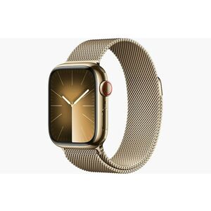 Apple Watch S9 Cell/45mm/Gold/Elegant Band/Gold vyobraziť