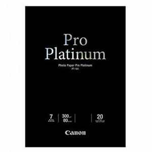 Canon PT-101 Photo Paper PRO Platinum, PT-101, fotopapier, mikroporézny povrch typ lesklý, 2768B067, biely, A2, 16.54x23.39", 300 vyobraziť
