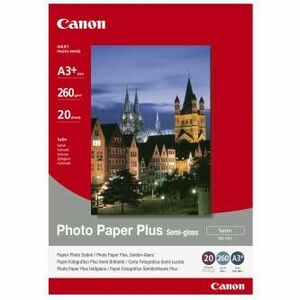 Canon Photo Paper Plus Semi-Glossy, SG-201 A3+, foto papier, pololesklý, saténový typ 1686B032, biely, A3+, 13x19", 260 g/m2, 20 k vyobraziť