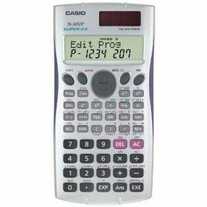Casio Kalkulačka FX 3650 P, biela, programovateľná, dvanásťmiestna vyobraziť