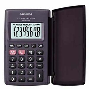 Casio Kalkulačka HL 820LV BK, čierna, kapesná, osemmiestna vyobraziť