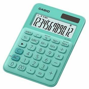 Casio Kalkulačka MS 20 UC GN, tyrkysová, dvanásťmiestna, duálne napájanie vyobraziť