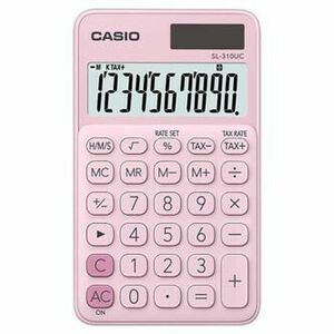 Casio Kalkulačka SL 310 UC PK, ružová, desaťmiestna, duálne napájanie vyobraziť