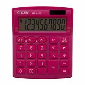 Citizen kalkulačka SDC810NRPKE, ružová, stolová, desaťmiestna, duálne napájanie vyobraziť