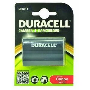 DURACELL Batéria - DRC511 pre Canon DRC511, čierna, 1400 mAh, 7.4 V vyobraziť