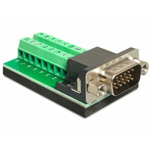 Delock Adaptér VGA samec > svorkovnica 16 pinov vyobraziť