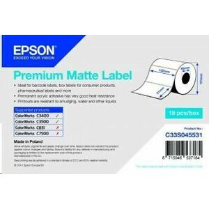 Epson label roll, normal papier, 102x51mm vyobraziť