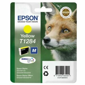 EPSON T1284 (C13T12844011) - originálna cartridge, žltá, 3, 5ml vyobraziť