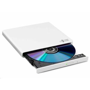HITACHI LG - externá mechanika DVD-W/CD-RW/DVD±R/±RW/RAM GP57EW40, Slim, White, box+SW vyobraziť