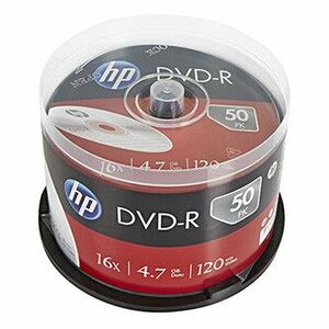 HP DVD-R, DME00025-3, 69316, 4.7GB, 16x, spindle, 50-pack, bez možnosti potlače, 12cm, pre archiváciu dať vyobraziť