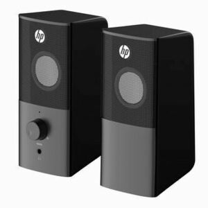 HP reproduktory DHS-2101, 2.0, 12W, čierny, regulácia hlasitosti, stolový, 3, 5 mm jack (USB) vyobraziť