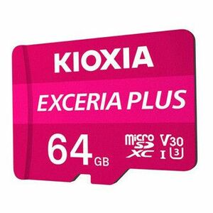 Kioxia Pamäťová karta Exceria Plus (M303), 64 GB, microSDXC, LMPL1M064GG2, UHS-I U3 (Class 10) vyobraziť