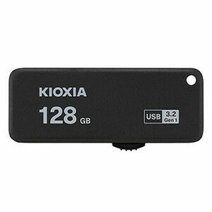 Kioxia USB flash disk, USB 3.0, 128GB, Yamabiko U365, Yamabiko U365, čierny, LU365K128GG4 vyobraziť