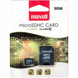 MicroSDHC 32GB CL10 + adpt 854718 MAXELL vyobraziť