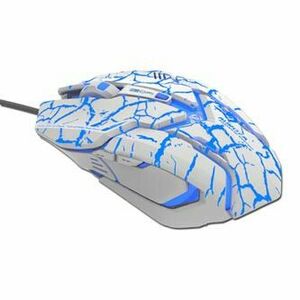 Myš drátová USB, E-blue Auroza Gaming, biela, optická, 4000DPI, DOPRODEJ vyobraziť