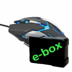 Myš drátová, E-blue Auroza Gaming, čierna, optická, 4000DPI, e-box vyobraziť