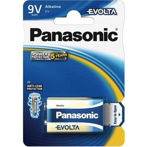 PANASONIC Alkalické batérie EVOLTA Platinum 6LR61EGE/1BP 9V (1ks) vyobraziť