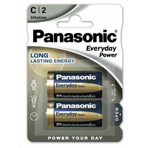 PANASONIC Alkalické batérie Everyday Power LR14EPS/2BP C 1, 5V (Blister 2ks) vyobraziť