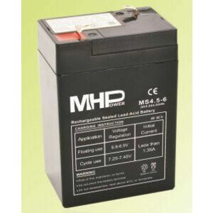 Pb akumulátor MHPower VRLA AGM 6V/4, 5Ah (MS4.5-6) vyobraziť