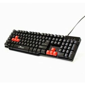 Red Fighter K1, klávesnica US, herná, podsvietená typ drátová (USB), čierna, 3 farby podsvietenia vyobraziť