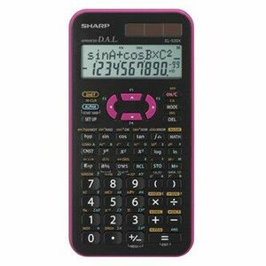 Sharp Kalkulačka EL-520XPK, černo-ružová, vedecká vyobraziť