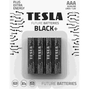 TESLA BATTERIES AAA BLACK+ (LR03 / BLISTER FOIL 4 PCS) vyobraziť
