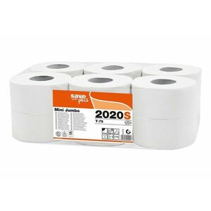 Toaletný papier Jumbo 195mm 2vrs. Celtex S-Plus biely 12ks / predaj celé balenie 12rolí vyobraziť